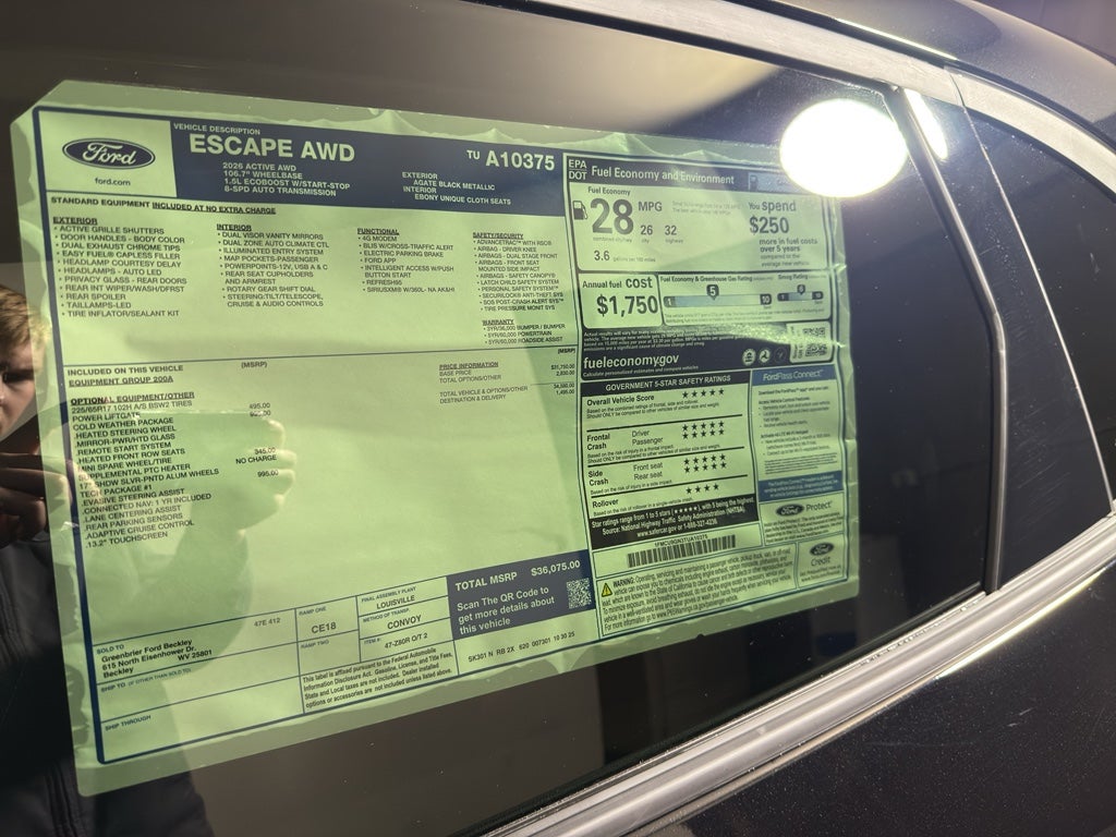 2026 Ford Escape Active