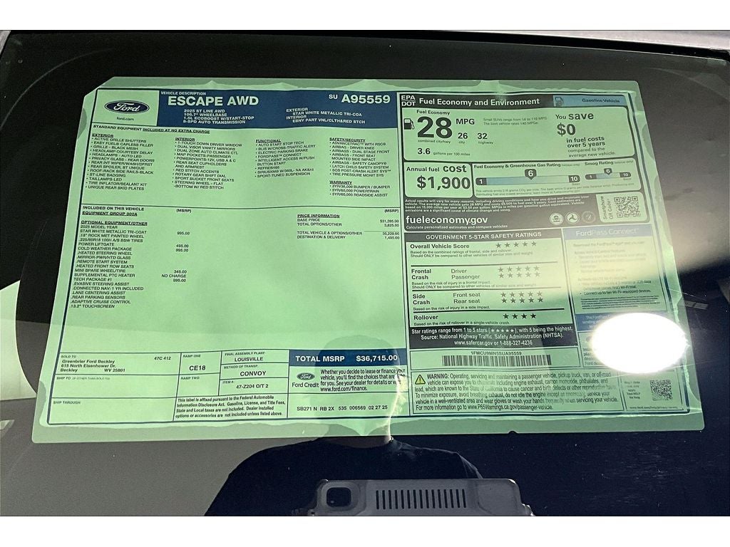 2025 Ford Escape ST-Line