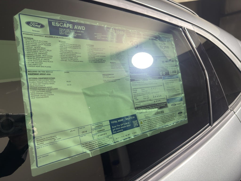 2026 Ford Escape ST-Line Select