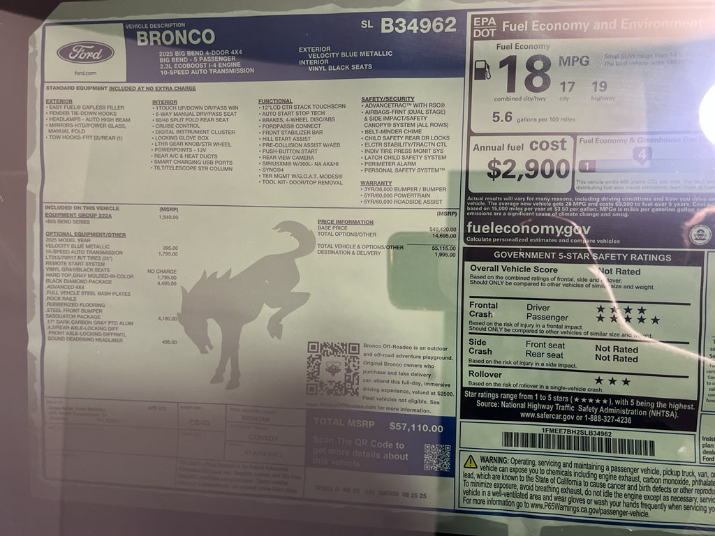 2025 Ford Bronco Big Bend