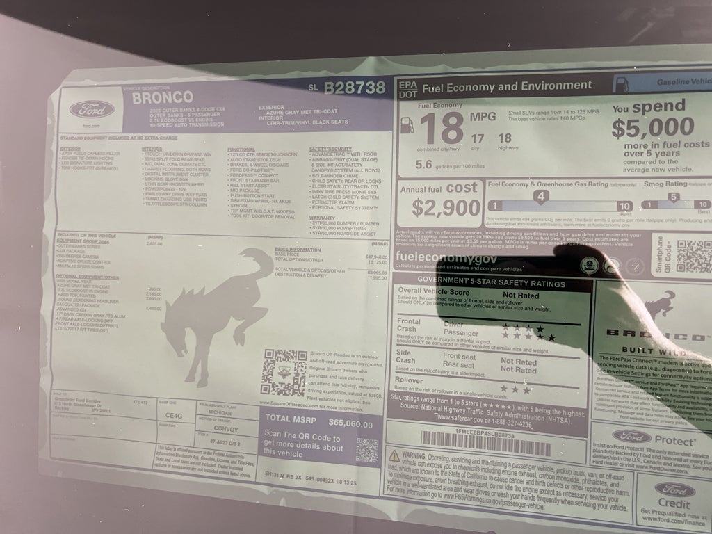 2025 Ford Bronco Outer Banks