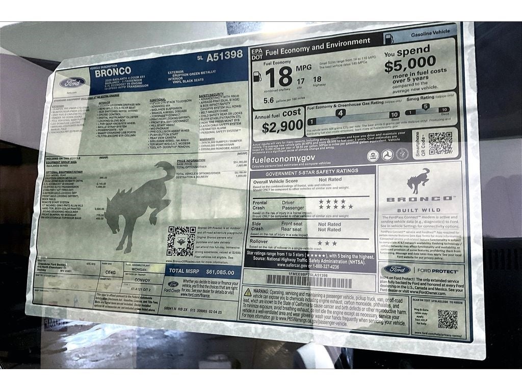 2025 Ford Bronco Badlands