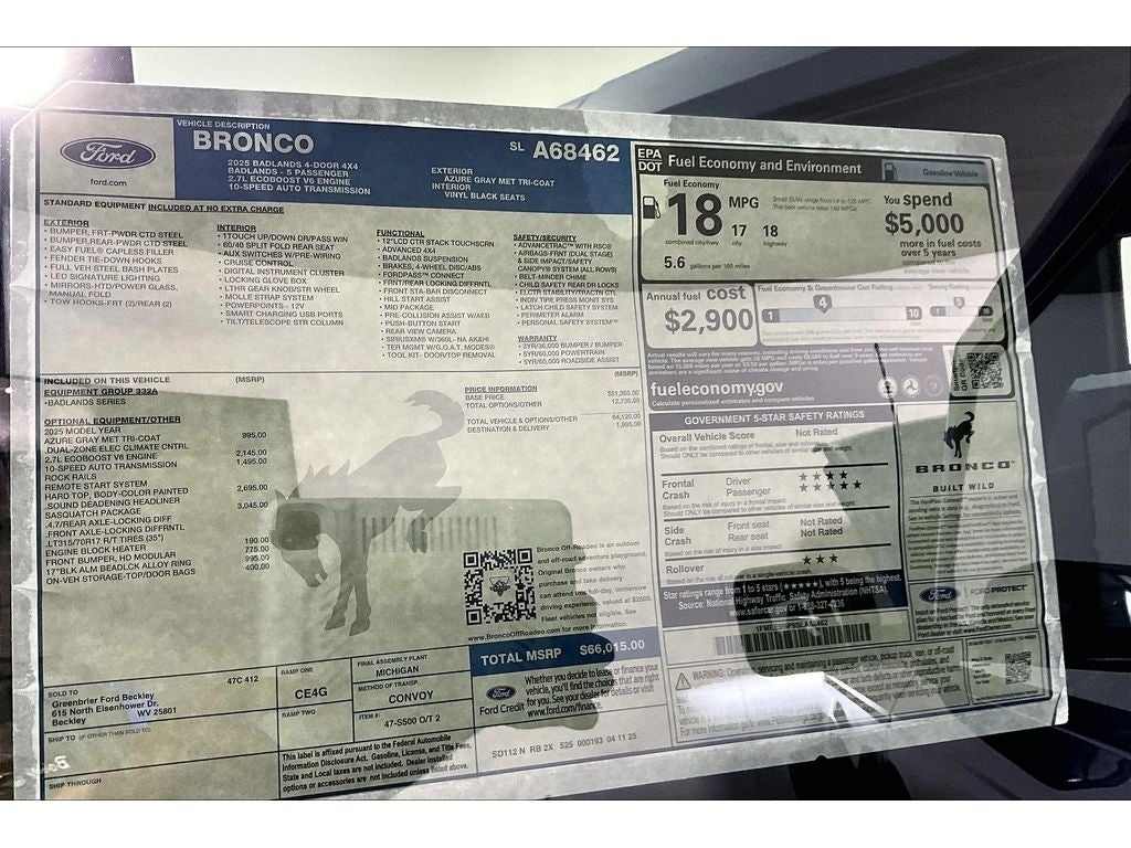2025 Ford Bronco Badlands