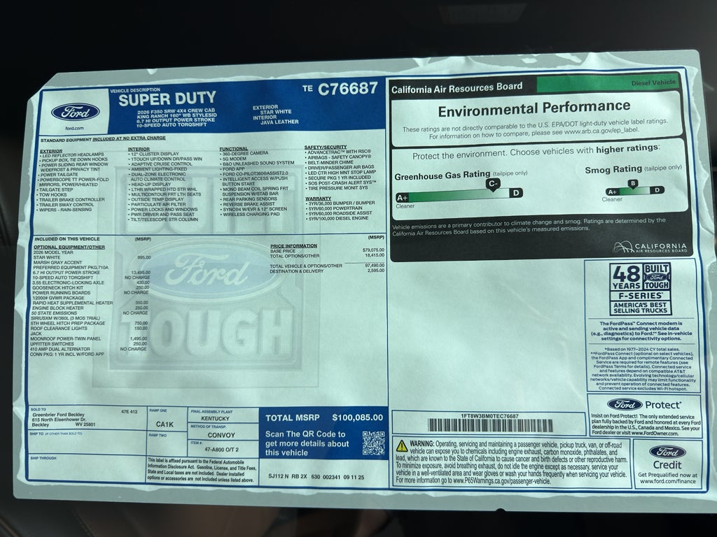 2026 Ford F-350 King Ranch