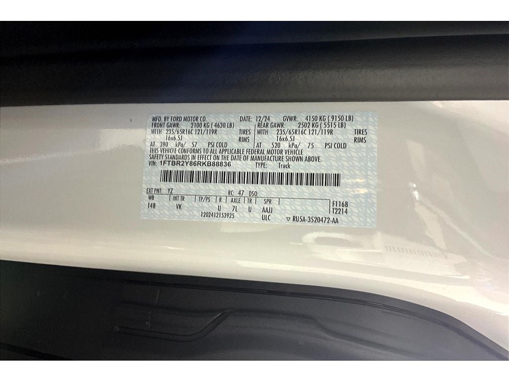 2024 Ford Transit Van Base