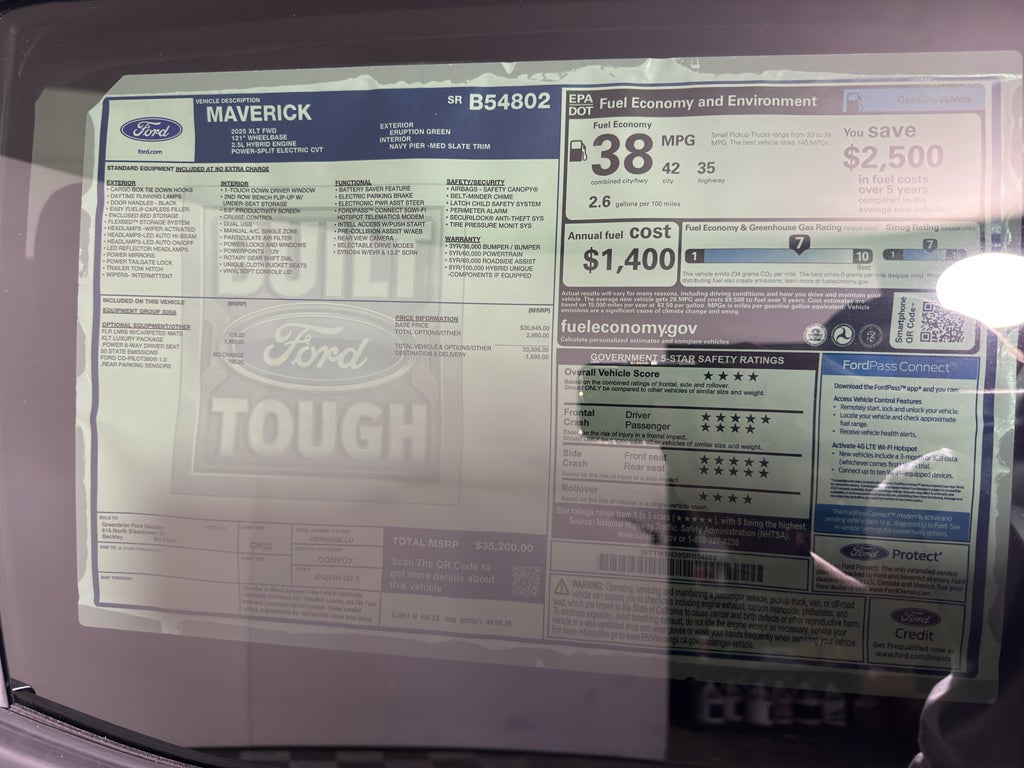 2025 Ford Maverick XLT