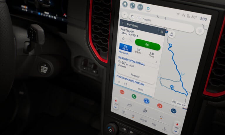 2024 Ford Ranger interior tech